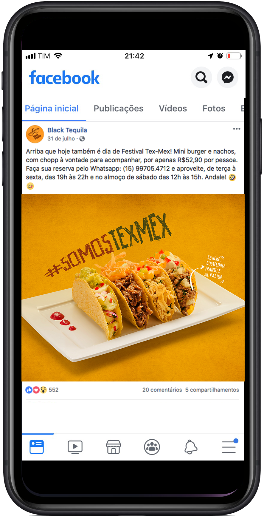 New Móveis Facebook